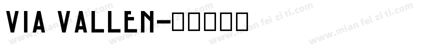 Via Vallen字体转换